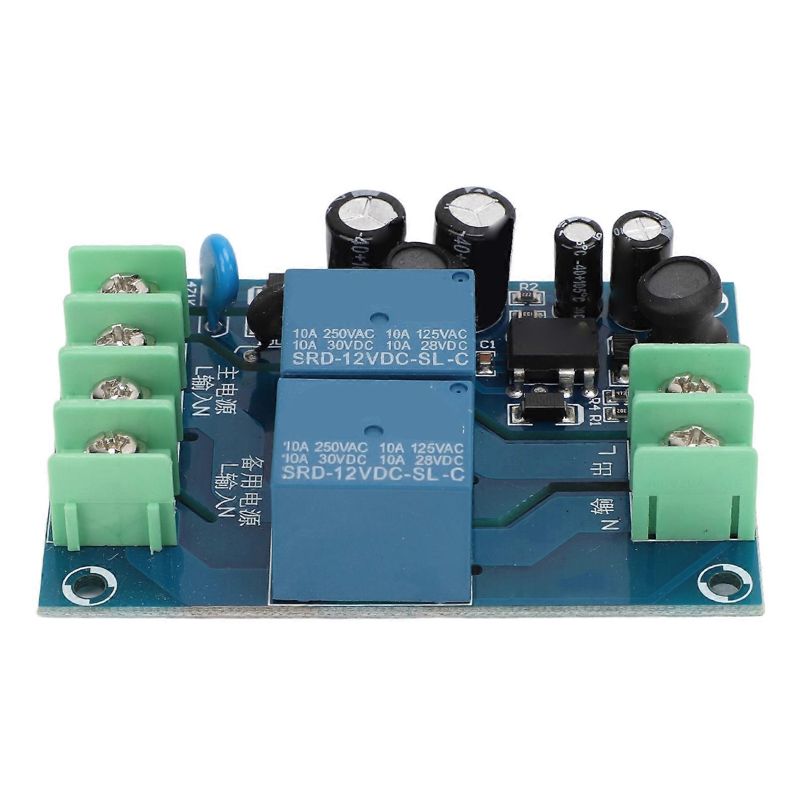 Automatic Power Switching 220V 10A 2 Channels 2 Input 1 Output Dual Power Supply Switch Module
