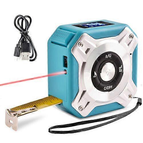 Digital Laser Distance Meter Measure Point Tape Rangefinder USB Rechargeable 40m
