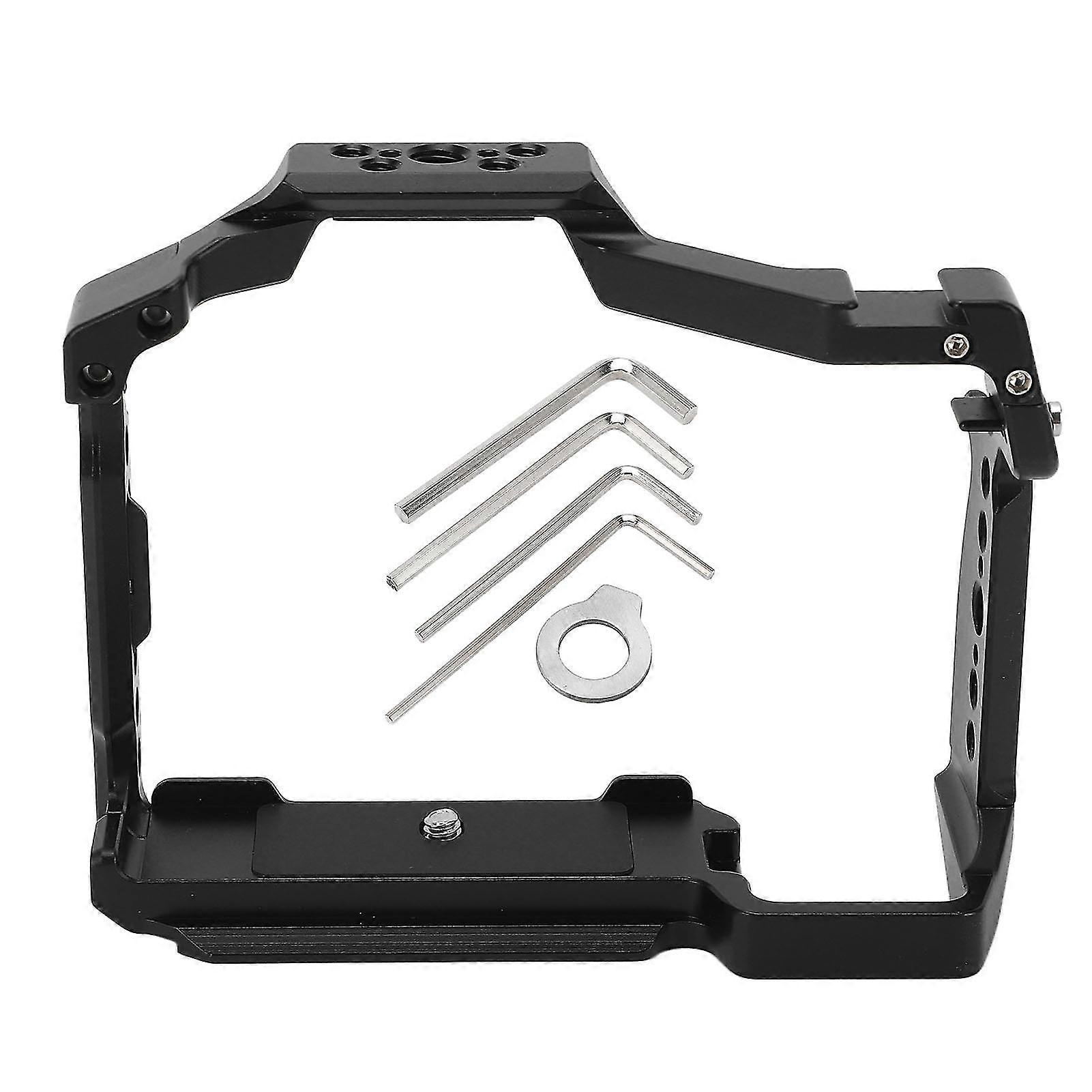 Gabbia completa per fotocamera S5 II in lega di alluminio Video Making Camera Rig Stabilizer con 1/4 3/8 di pollice Interfaccia a slitta a freddo con foro filettato per Vlogging