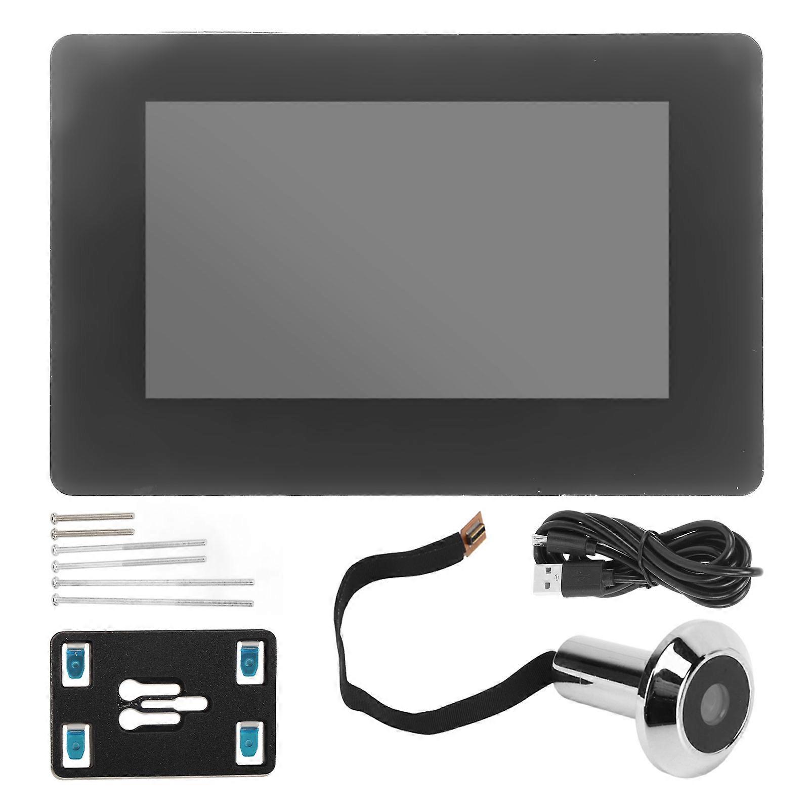 Visualizzatore di porte digitale intelligente | Schermo LCD da 4,3" e grandangolo a 145° | Installazione semplice