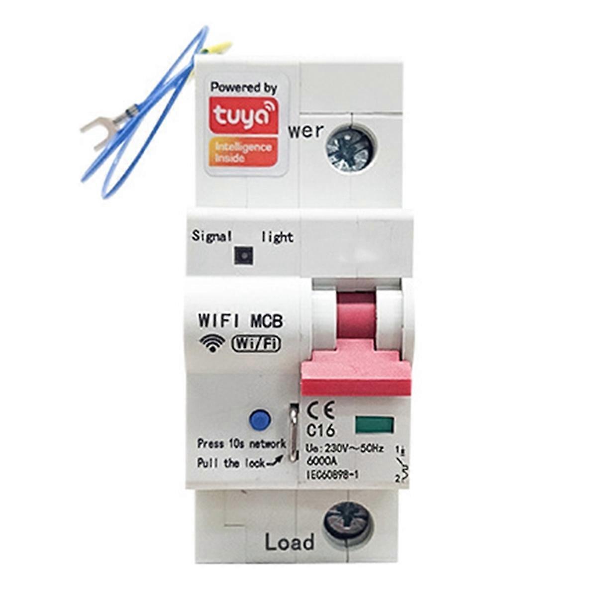TUYA Smart WIFI Energy Meter 1P Circuit Breaker with Kwh Metering,80A
