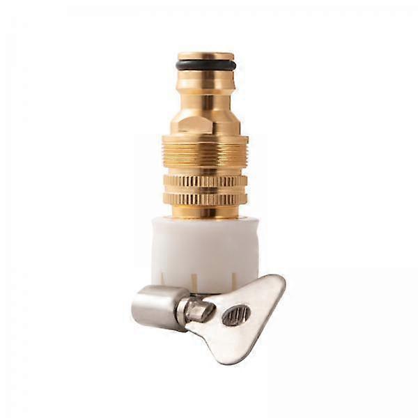 4x 3 in 1 Garden Hose Pipe Tap Adapter Tube Fitting Threaded Faucet Connector