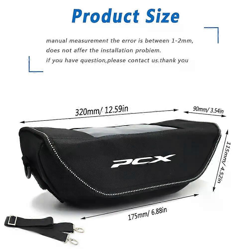 For Honda PCX Motorcycle accessory Waterproof And Dustproof Handlebar Storage Bag navigation bag