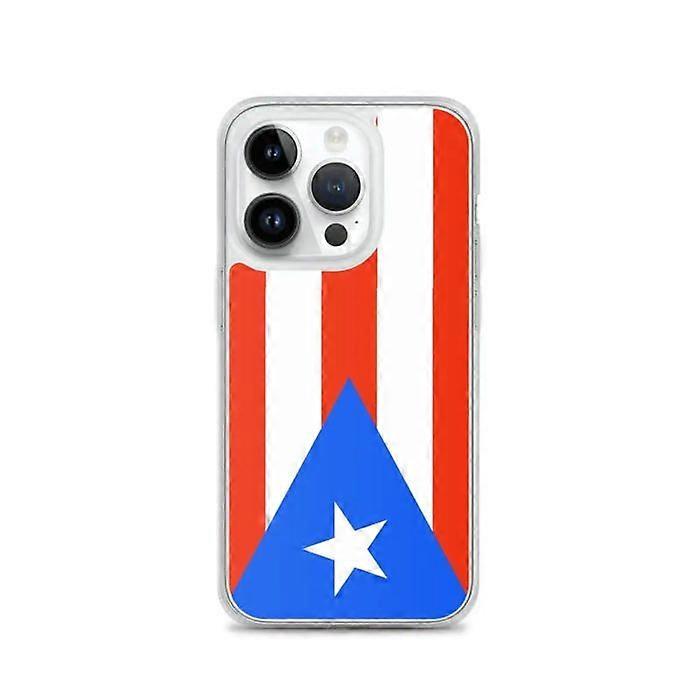 iPhone Case - Puerto Rico - Flag - Flexible - Multicolor - Compatible with iPhone 14 Pro