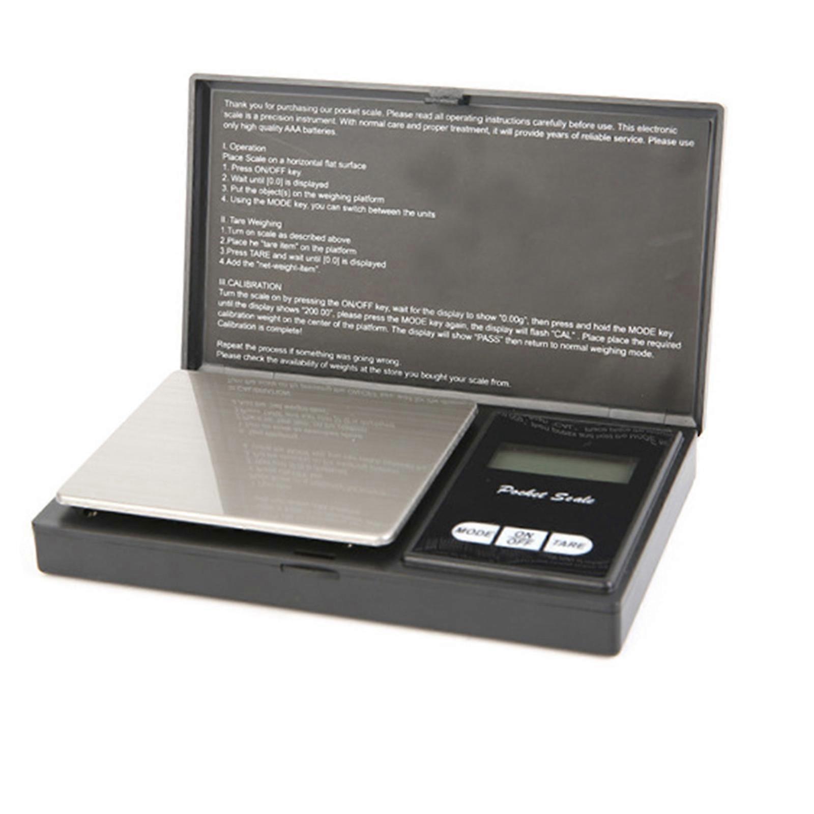 Multifunction Miniature Pocket Scale Electronic Scale for Gold Coins and Yeast Measurement Kitchen Weighing Tool