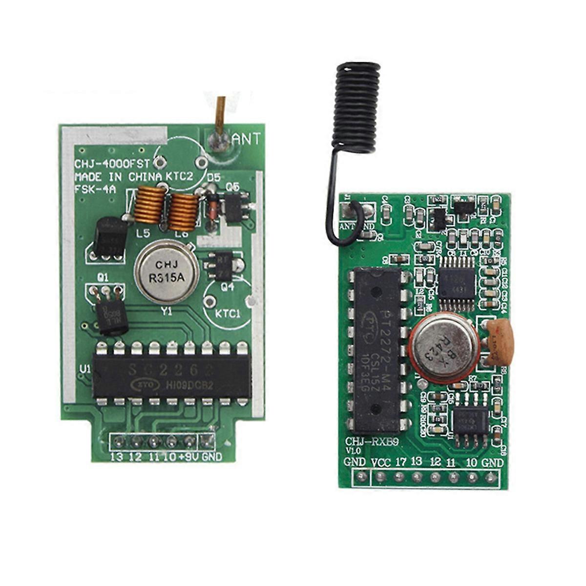 2262 2272 Wireless Transceiver Module with Super Heterodyne L4/ Receiver Board and Long-Distance Tr