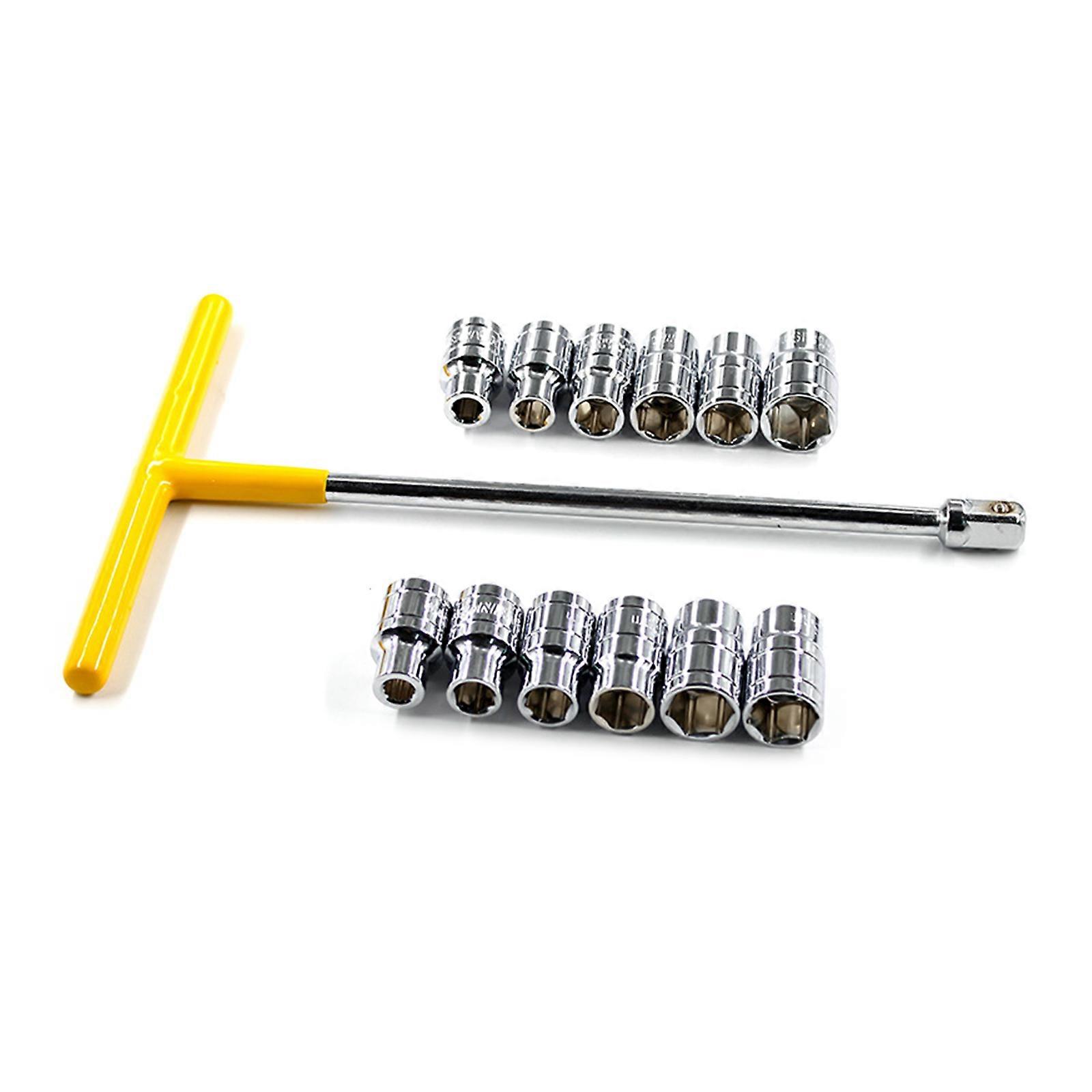 Unique 1/2" Square Drive T Handle Wrench Spanners Repairing Tool for Car Vehicle T Shaped Handle Spanners Hand Tool