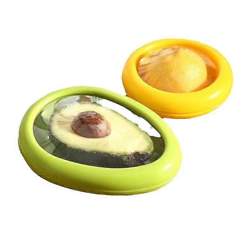 Fruit And Vegetable Storage Container Set For Avocado Onion Lemon Tomato Crisper And Storage Box