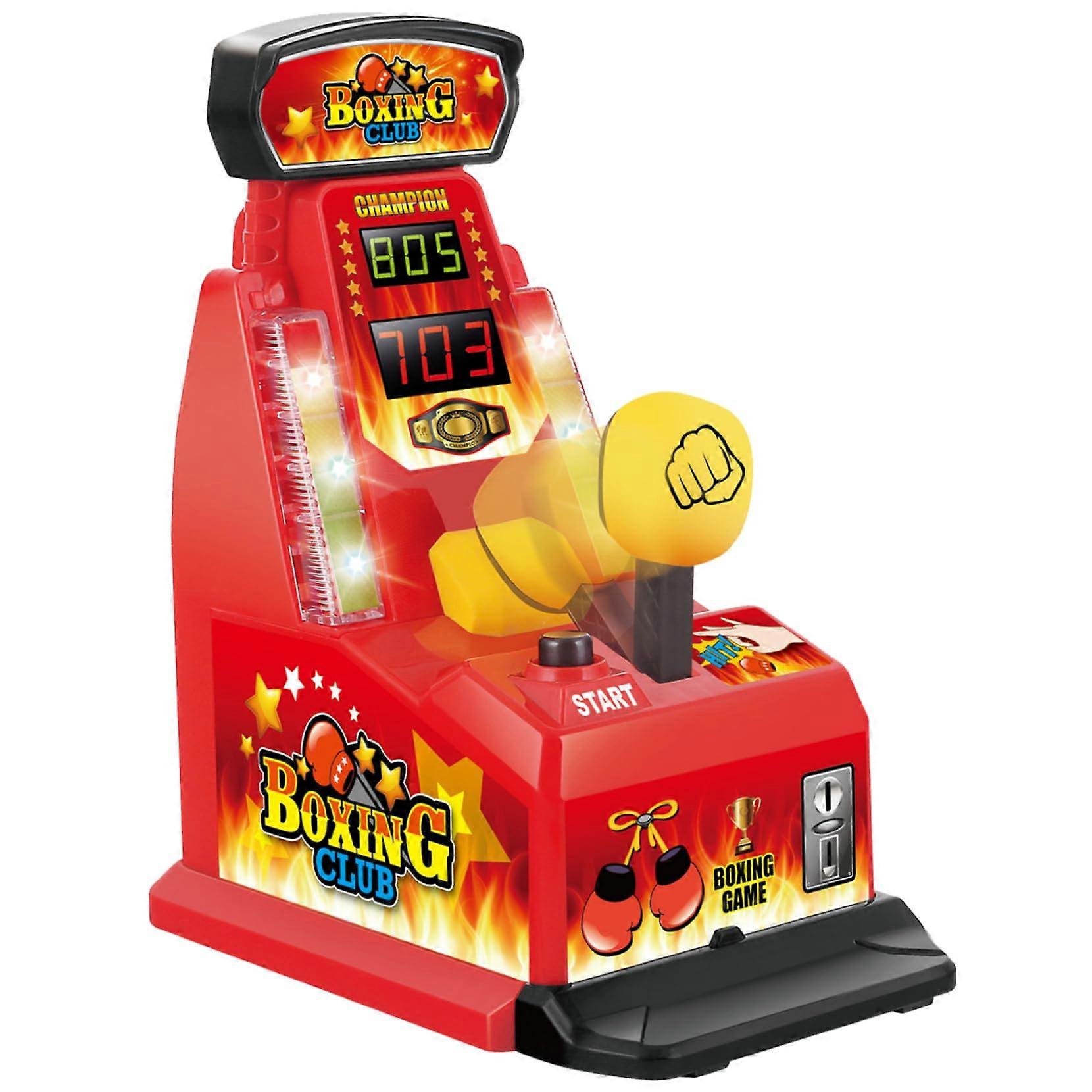 Desktop Finger Boxing Machine Mini Desktop Finger Boxing Machine With Soft Rubber Target, 5 X 7 X 9, Stress Relief Toy
