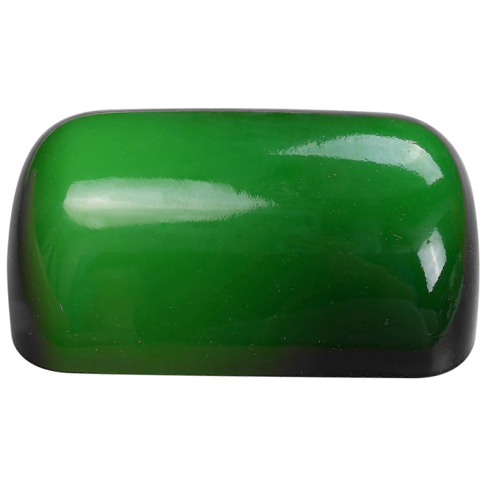 녹색 색깔 유리제 은행가 램프 덮개/은행가 램프 유리제 그늘 전등갓