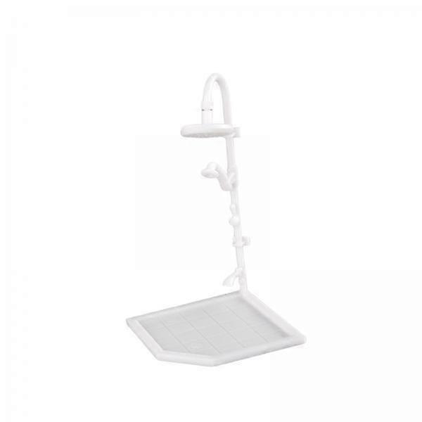 2x Miniature Dollhouse Bathroom Set with Shower Head