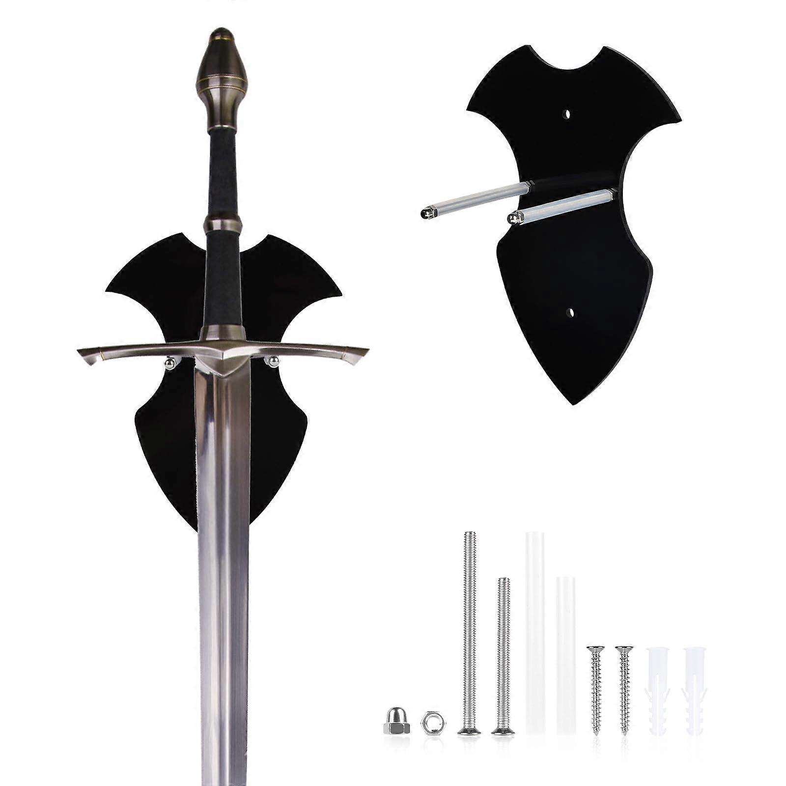 Sword Holder, Sword Wall Mount, Axe Holder, Sword Stand, Acrylic Sword Stand, Wall Hook, Display Hanger, Sword Hanger for Wall