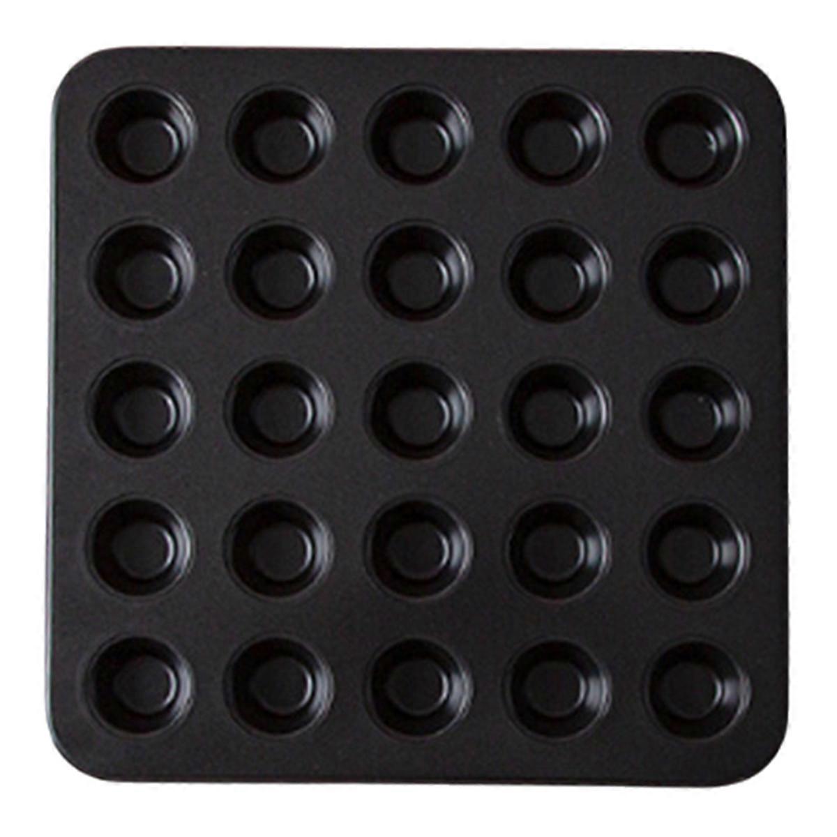 25 Cup Round Cake Pan Non-Stick Mini Muffins Cake Tray Bakeware Cooking Accessories