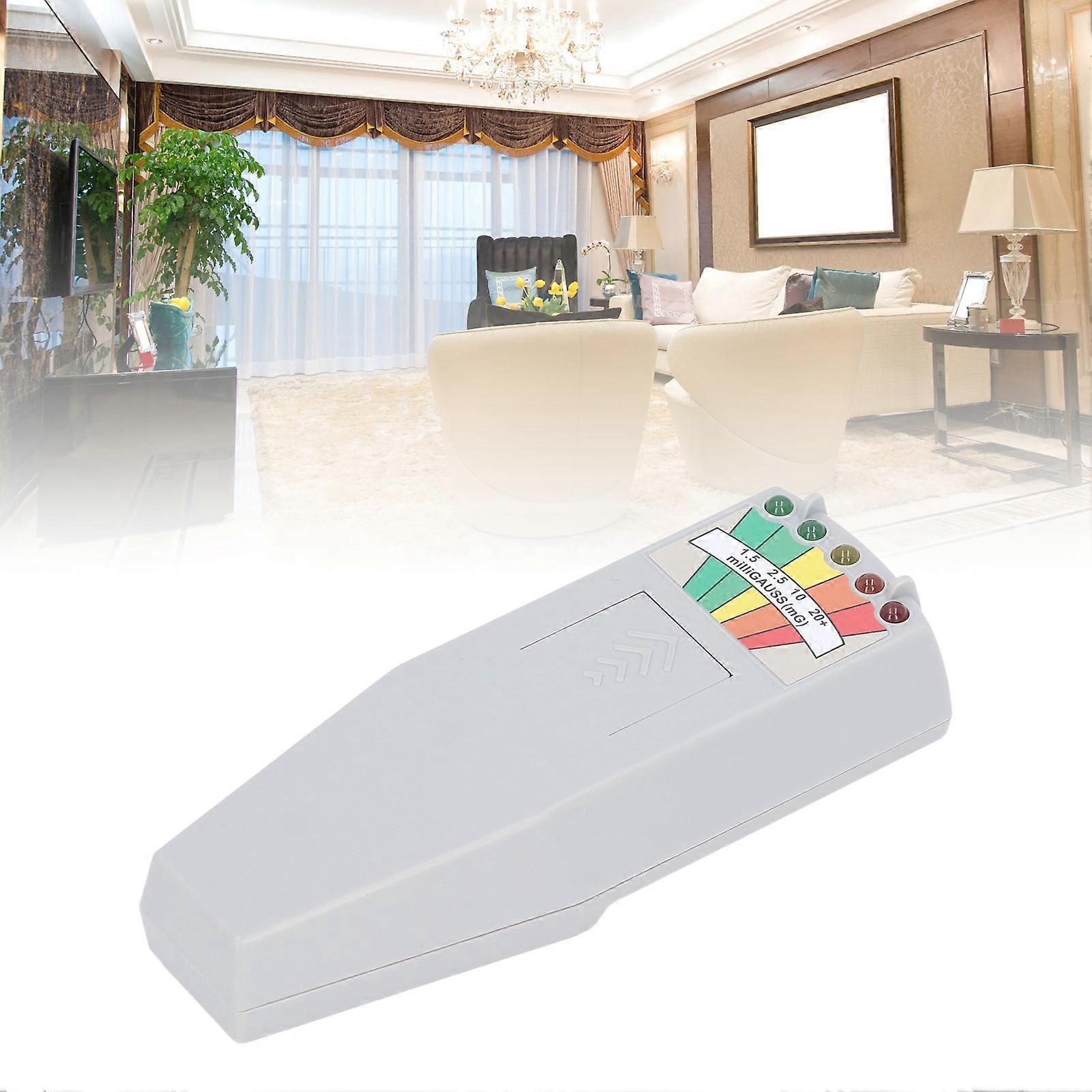 EMF Meter Radiation Detector 5 LED Magnetic Field Electromagnetic High Frequency Ionizing Ghost Hunting Tester 