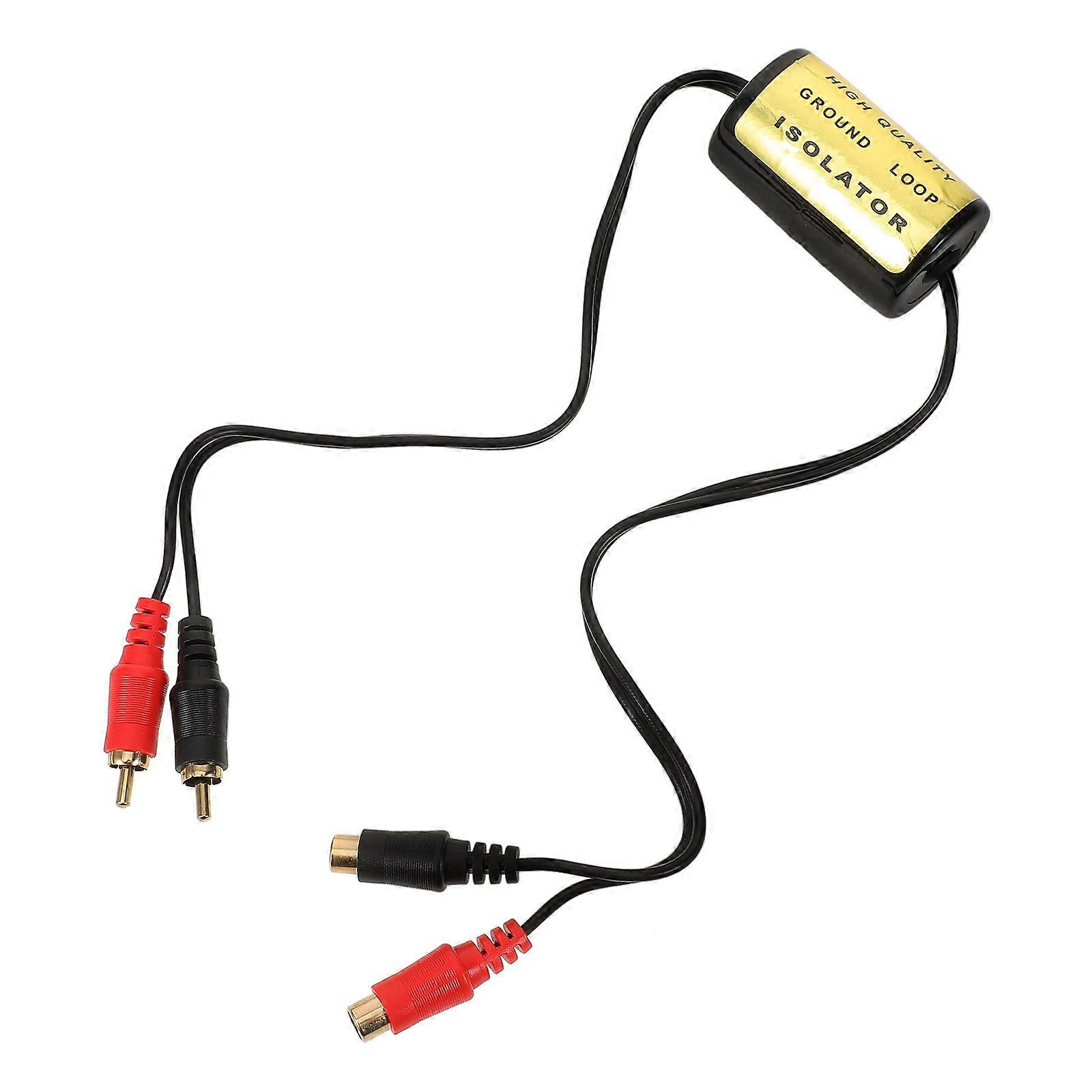 Car Stereo Noise Reducer Ground Hum Isolator Eliminates Audio Noise 1Pack