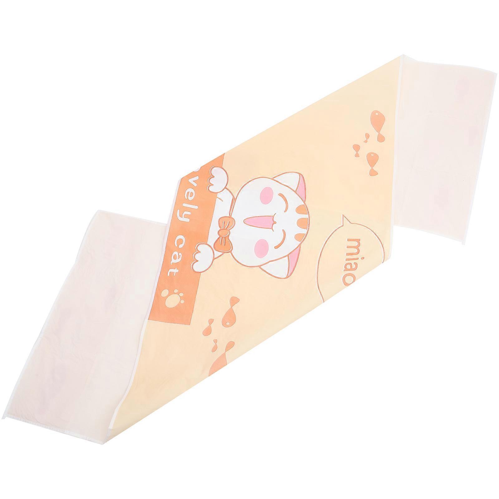 Peva Refrigerator Cover with Storage Pockets, Dust Proof Fridge Top Protector for Double Door Models, Tear Resistant & Lightweight Fridge Organizer