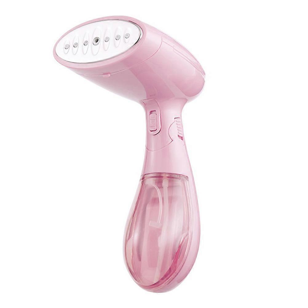 Compact Garment Steamer Handheld Portable Travel Continuous Steaming Women Ironing Pink 1Pack