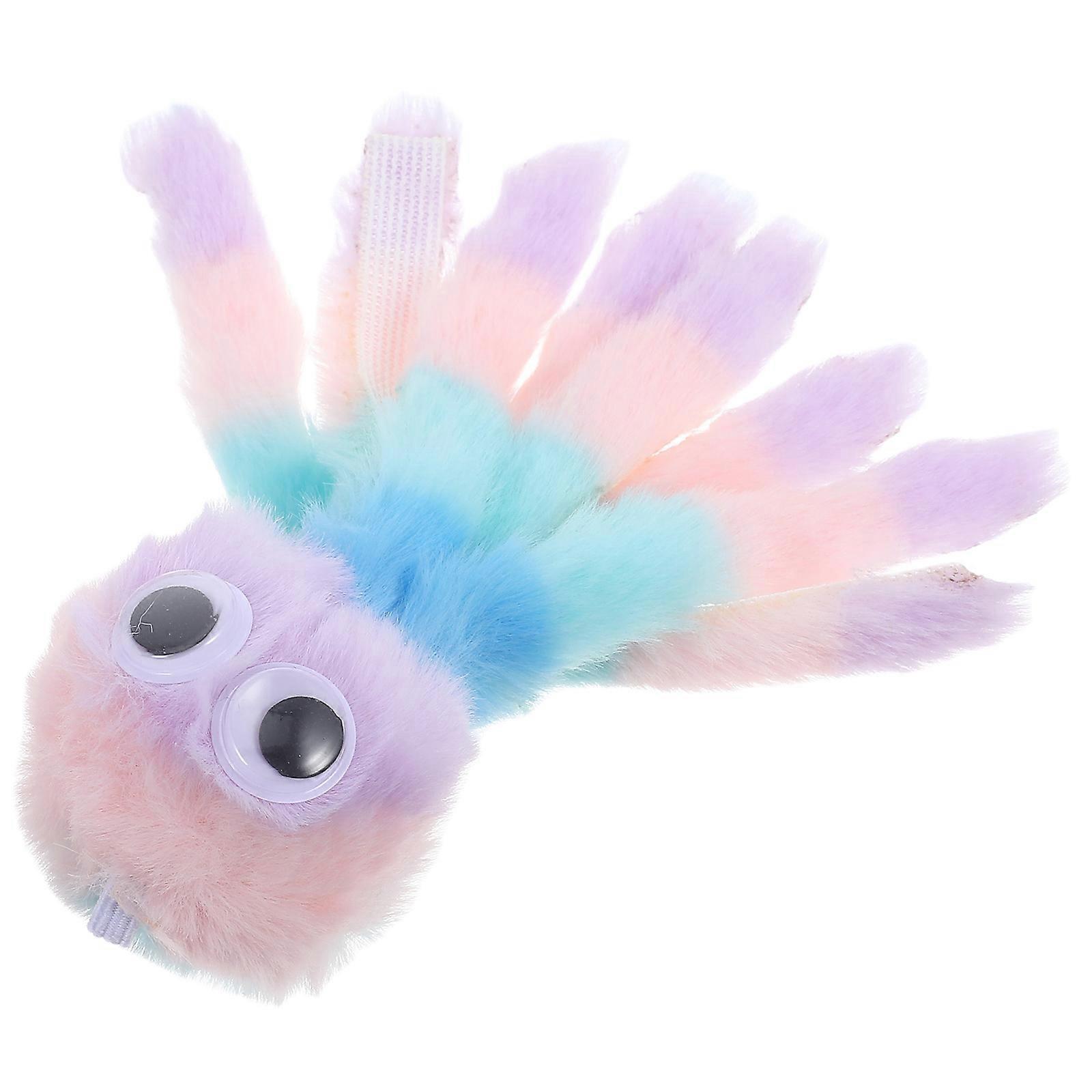 Interactive Plush Octopus Cat Toy – Soft Chewable Rainbow Teaser for Kittens and Indoor Pets Playtime Exercise