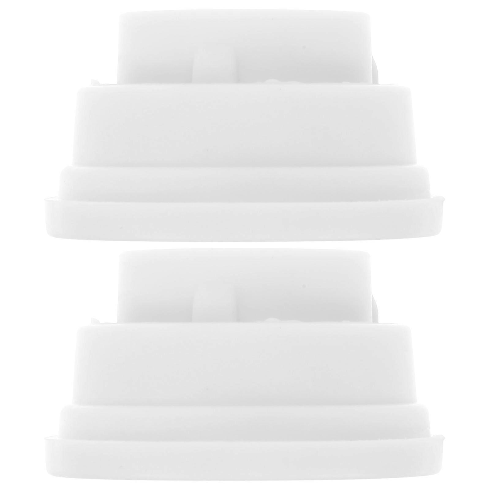 Ladder Stabilizer Rubber End Caps Pool Ladder Bumpers Swimming Pool Accessories White 5.80X5.80X3.20CM Nonslip 2Pcs
