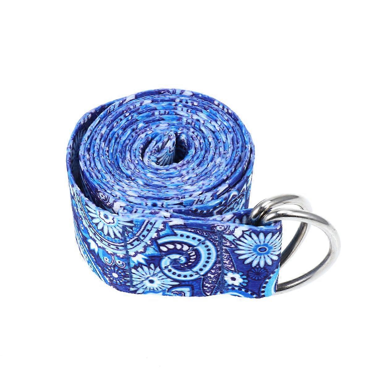 Cotton Yoga Stretch Belt Extension Strap for Daily Exercises and Physiotherapy