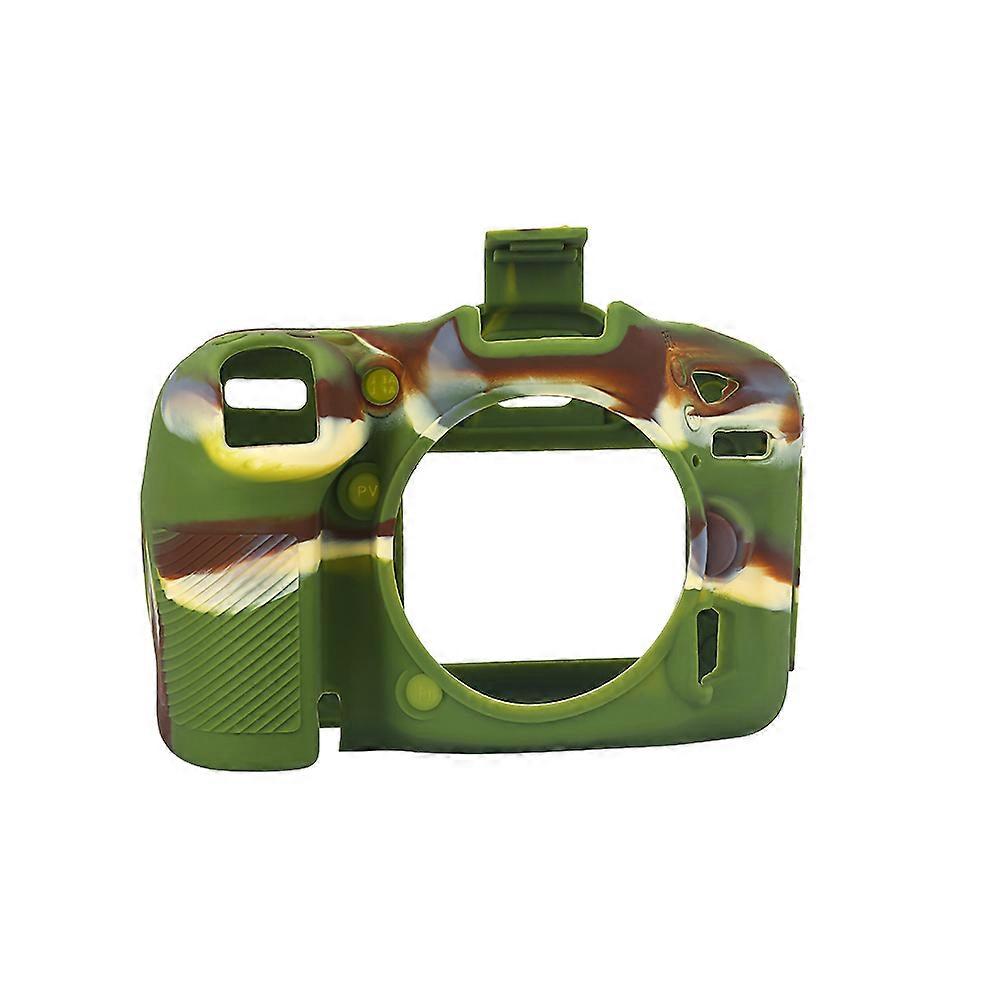 Lightweight Durable Silicone Camera Bag, Protective Case for Nikon D7100 D7200 (camouflage)