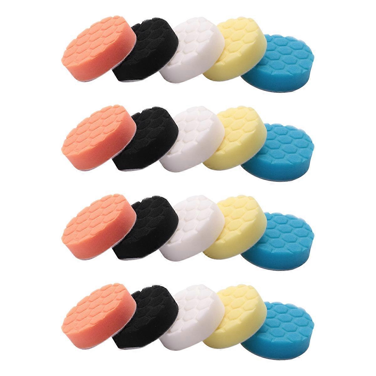 5Pcs 3 Inch Polishing Pads Buffing Sponge Pads Kit for Car Buffer