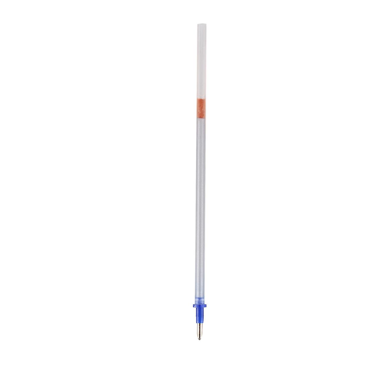20 Pcs 0.7mm Tip Gel Silver Tone Ink Pen Refill Replacement