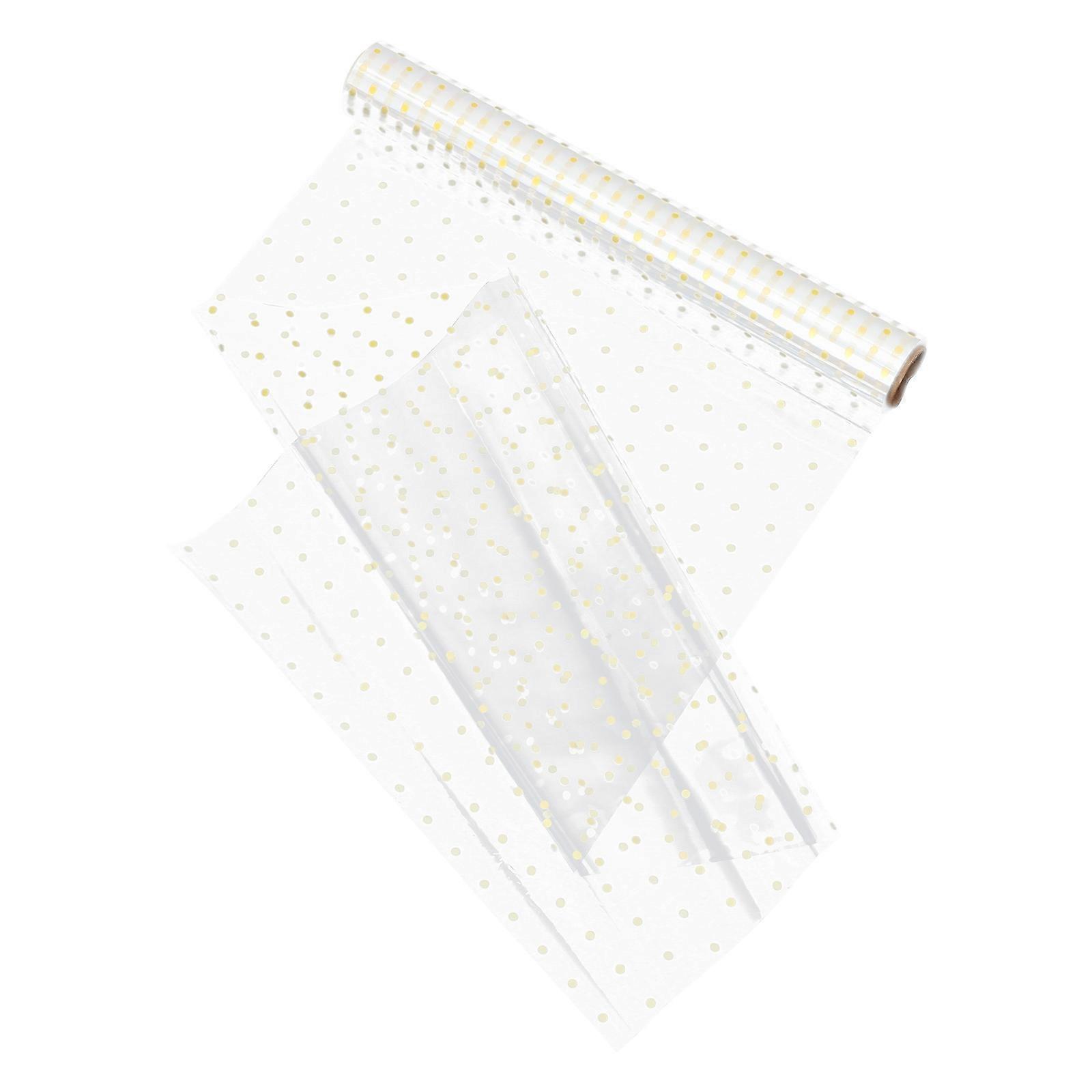 Translucent Flower Wrapping Paper OPP Material Valentine's Roll