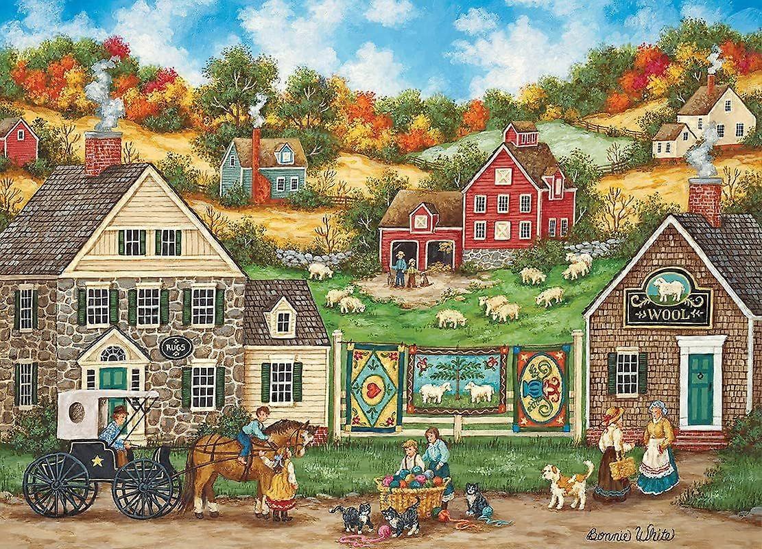 Grands pelotes de fil Puzzle 1000 pièces Puzzle en bois Enfants et adolescents Formation éducative Décompression Résistant Jeu difficile