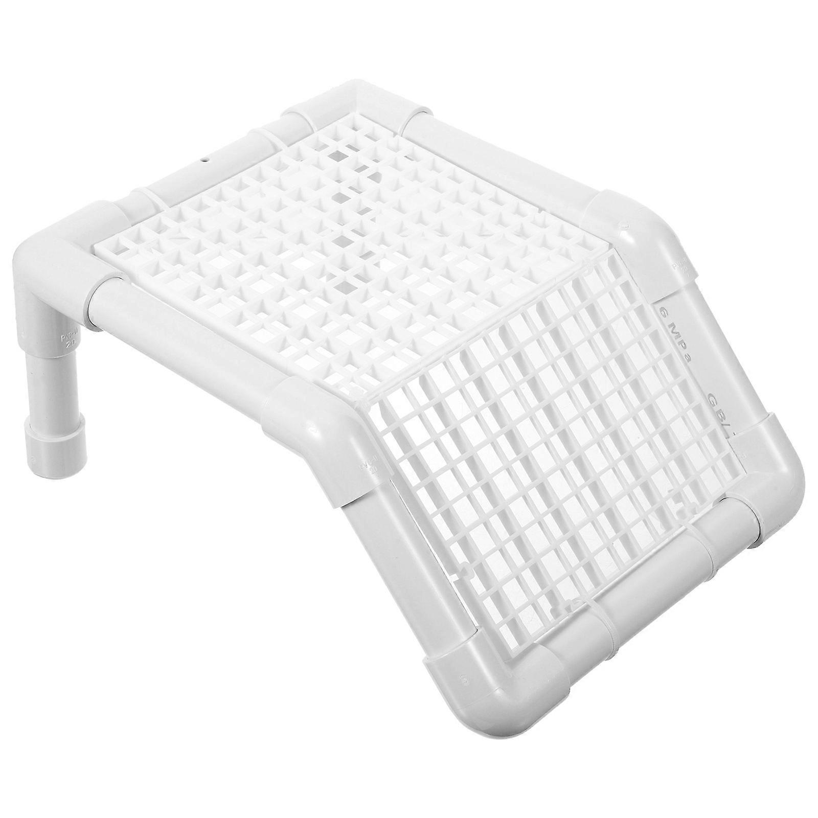 Turtle Tank Accessories Basking Platform Reptile Habitat Accessory White 25.00X20.00X10.00CM Basking 1Pack
