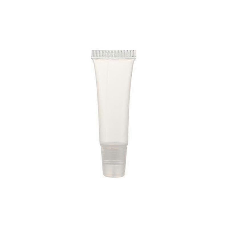 Empty Refillable Plastic Squeeze Tubes Translucent Cosmetic Containers Soft Plastic