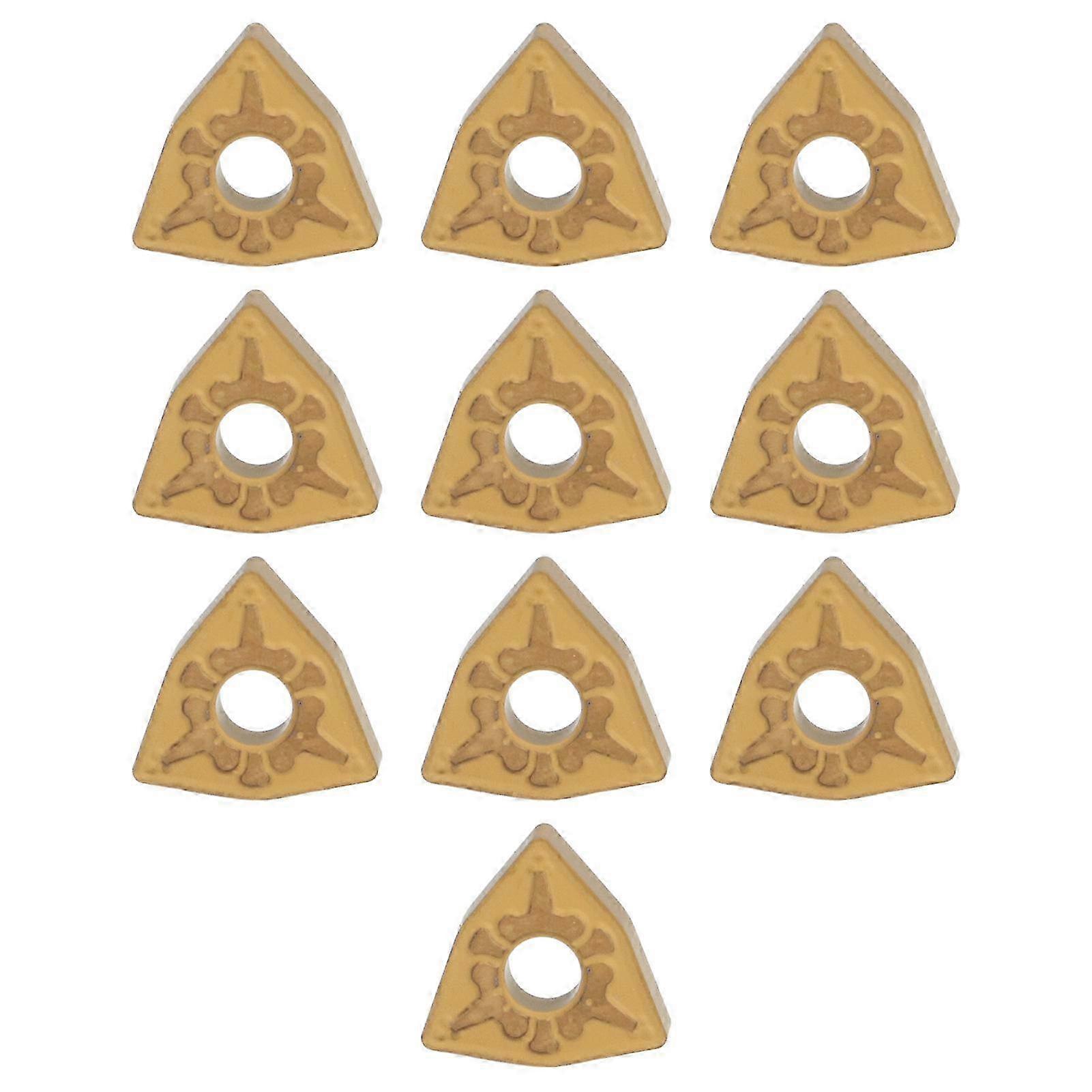 10Pcs Carbide Insert Turning Blade CNC Lathe Cutter Tool Set Kit for Metal Parts