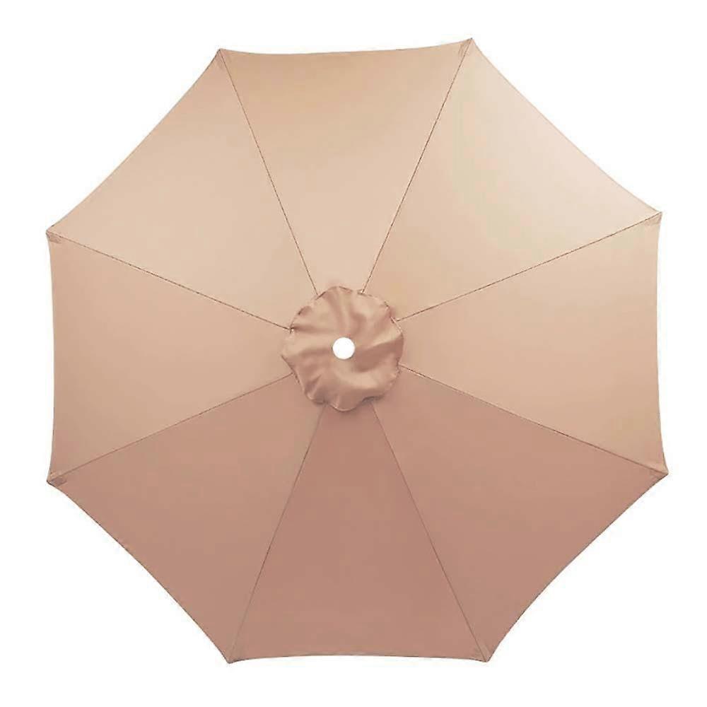 Parasol Replacement Cover 350cm Polyester 8 Struts Windproof Beach Patio