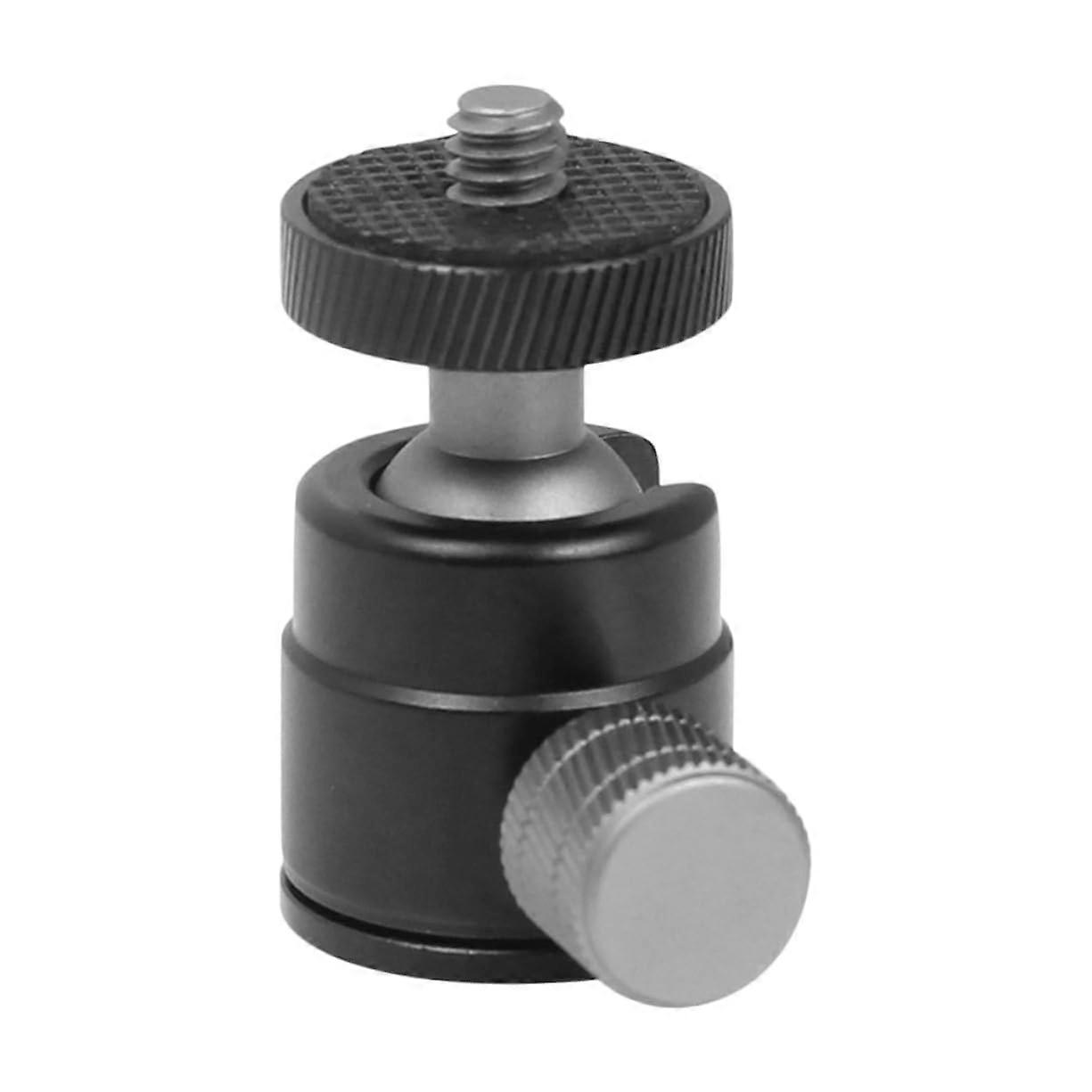 Ball Head Tripod Adapter Lightweight Aluminum Robust 1/4-20 Mount Compatible With Projectors And Cameras