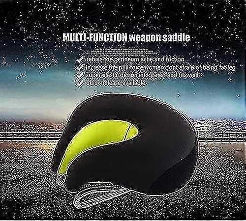 2024 No Nose Bicycle Saddle for Mountain Bikes with Thickened Super Soft Cushion