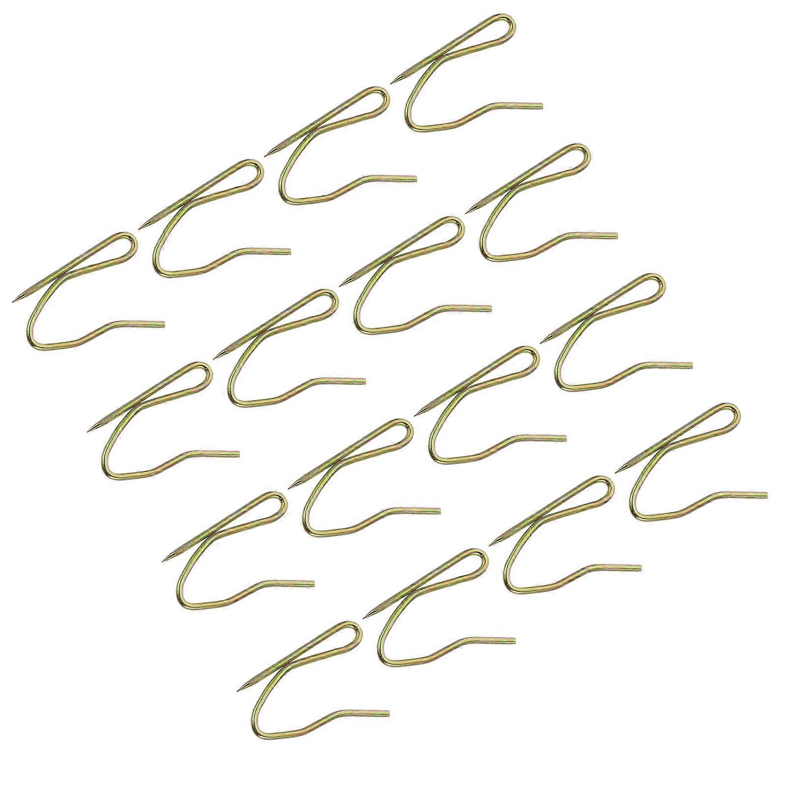 100 Pcs S Shape Iron Curtain Hanging Hooks for Auxiliary Accessories