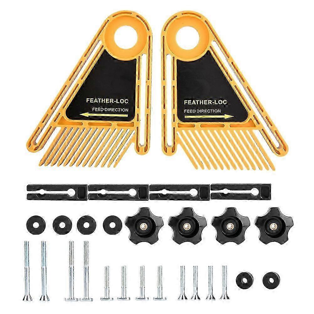 Plastic Double Featherboard For Trimmer Router Table Saw Woodworking Accessories