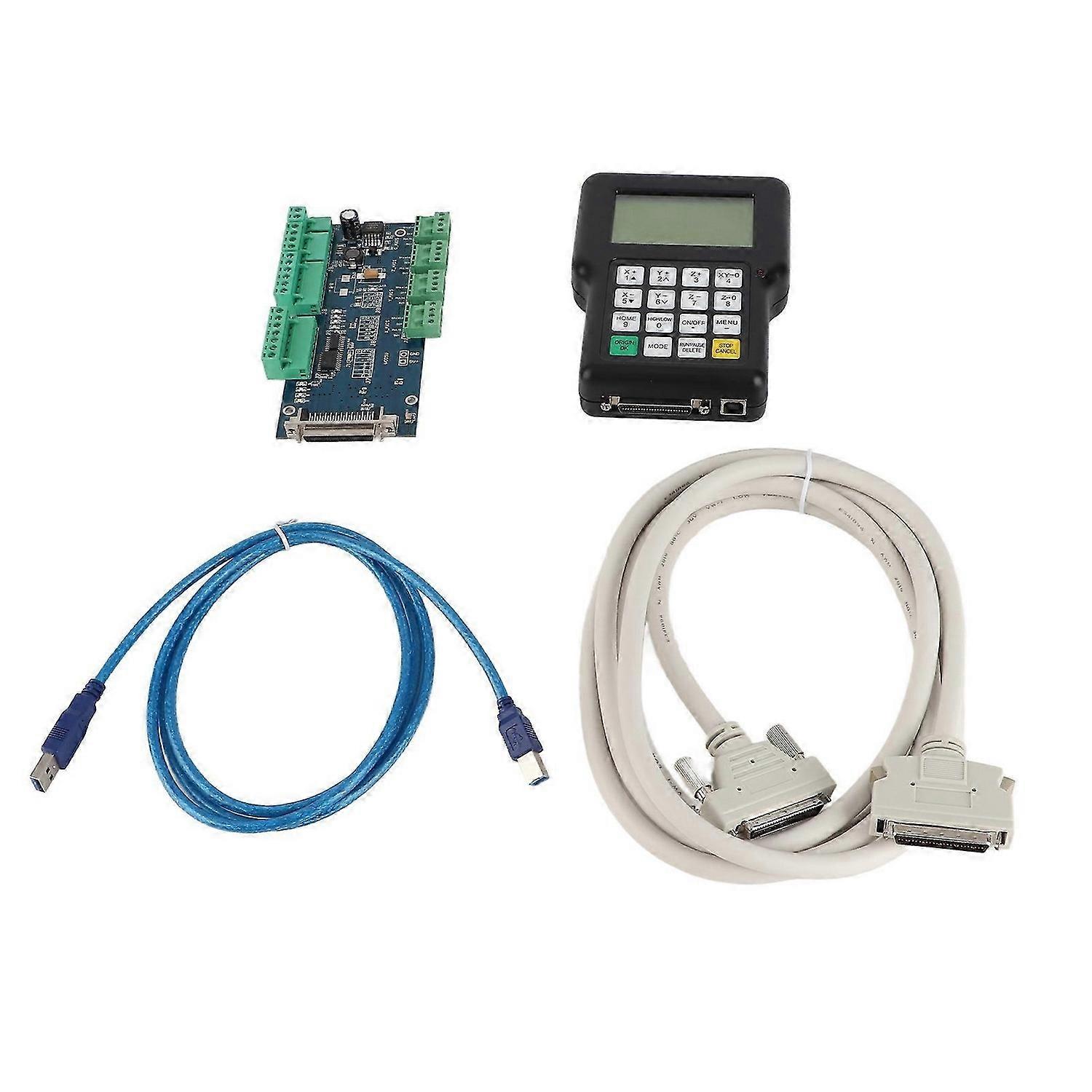 Engraving Machine Controller 3 Axes CNC Remote Hand Control Supports High Microstepping