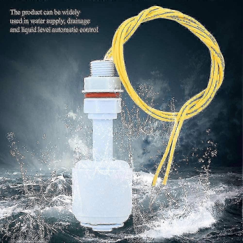 110V Plastic Float Switch, Vertical Water Level Sensor, for Aquarium/Pump Control