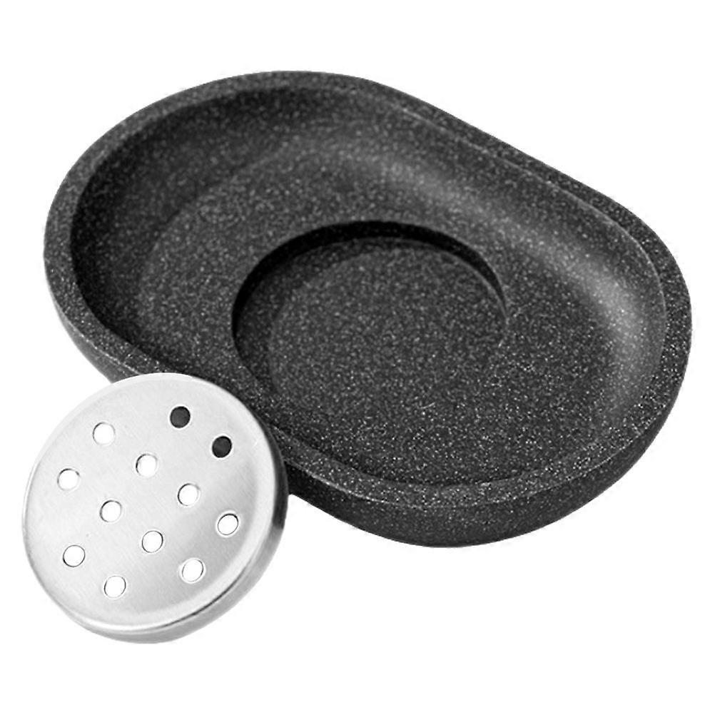 Luxury Bath Soap Dish Modern Soap Tray Rectangular Shape Drainage Function Bathroom Use 1Pcs