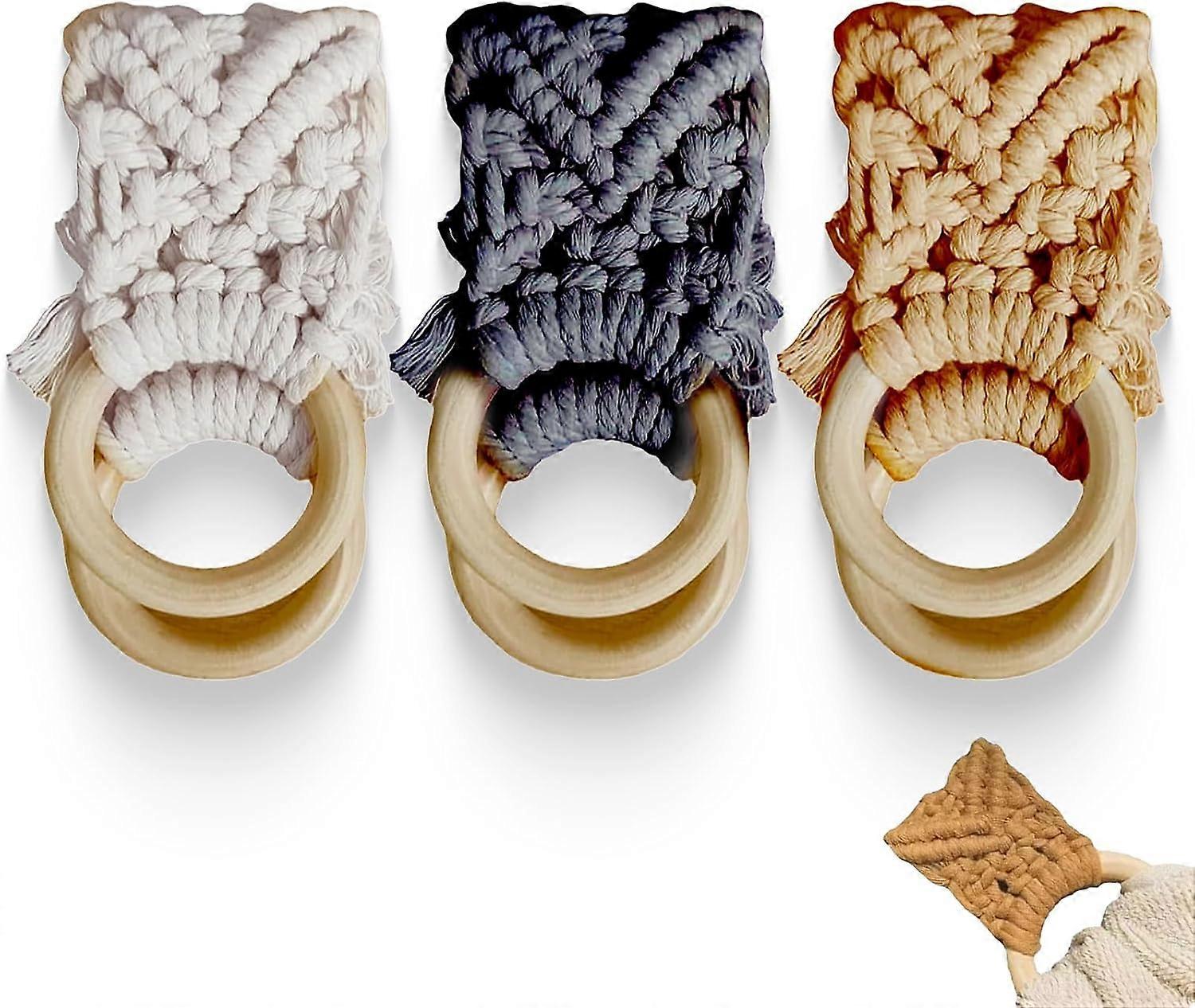 3Pack Kitchen Towel Holder,Kitchen Towels with Hanging Loop