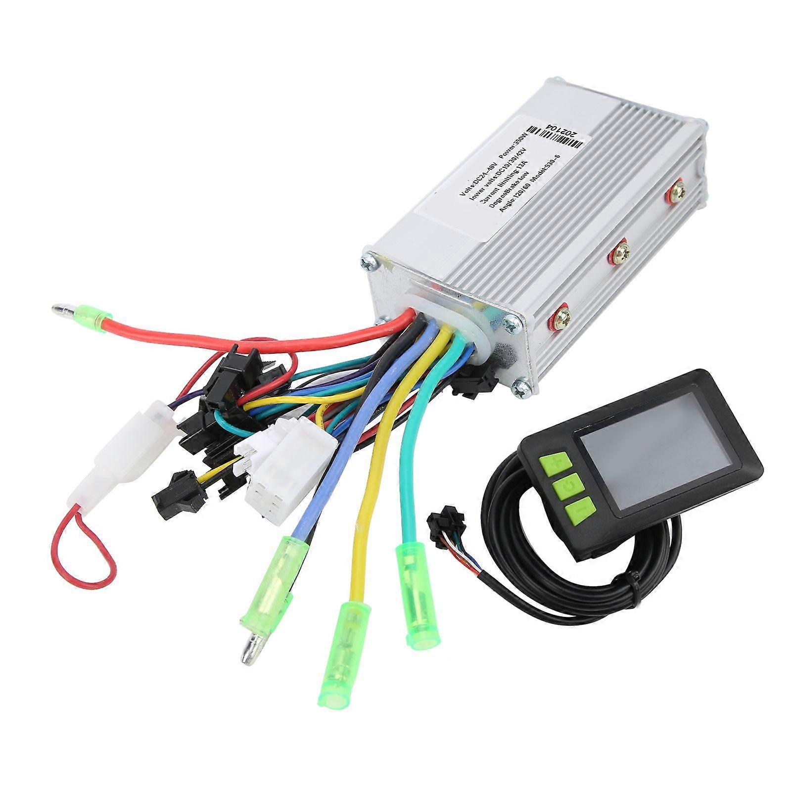 24V48V 350W Brushless Controller and 930 LCD Color Screen Status Meter for Electric ScooterYMQX)