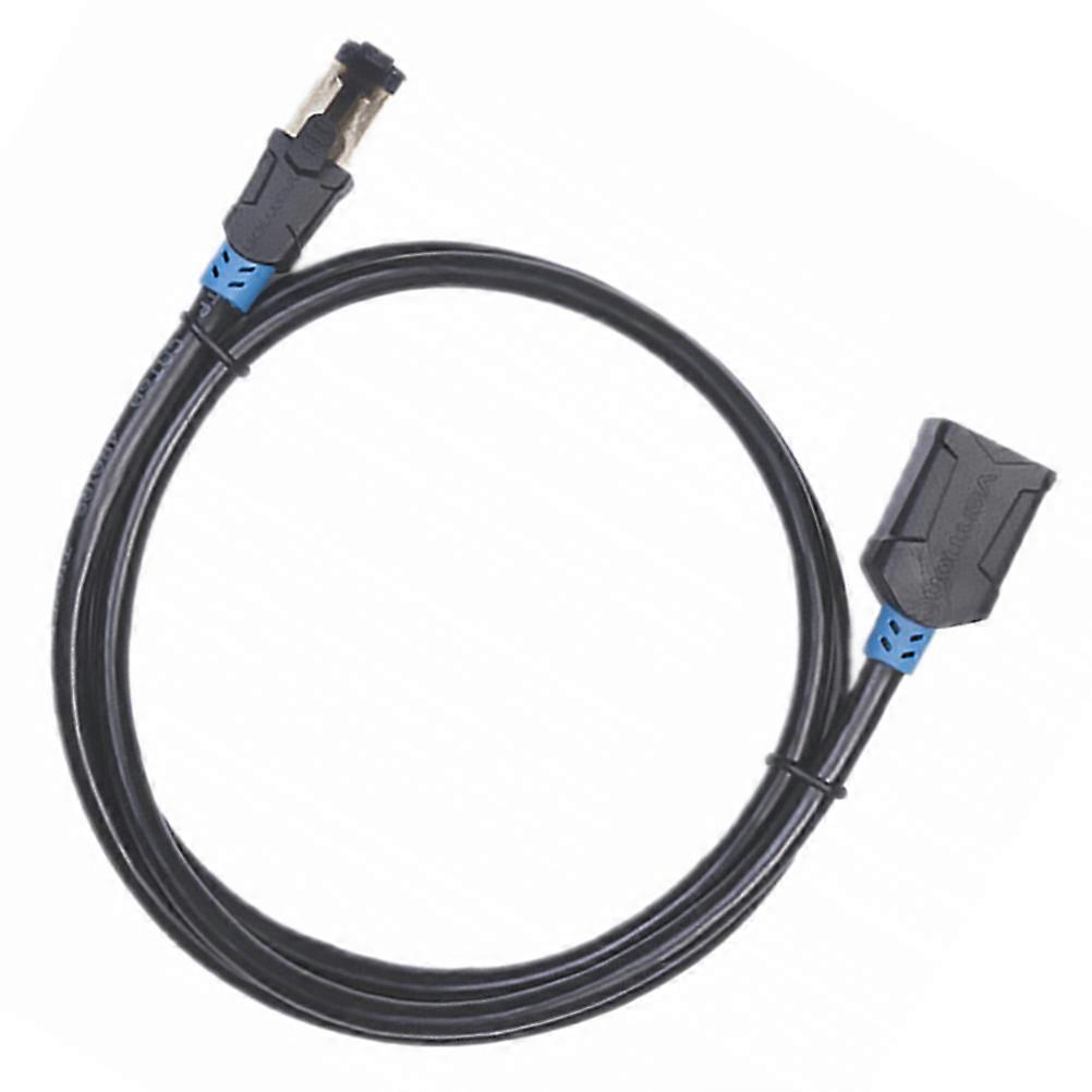 Ethernet Extension Cable with Male to Female Connector, Double Shielding, High Speed Mbps for Gaming, Streaming, and Networking Devices