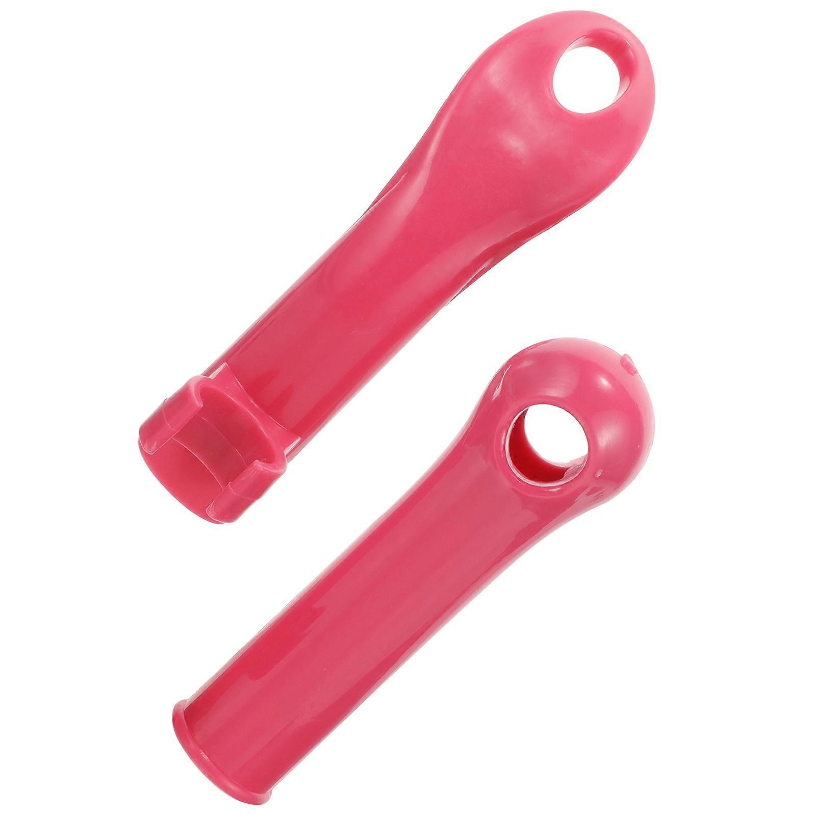 Dustpan End Cap Broom Handle Replacement Parts Plastic Broom Grip Household Cleaning 13.00X4.00X3.00cm 1 Set