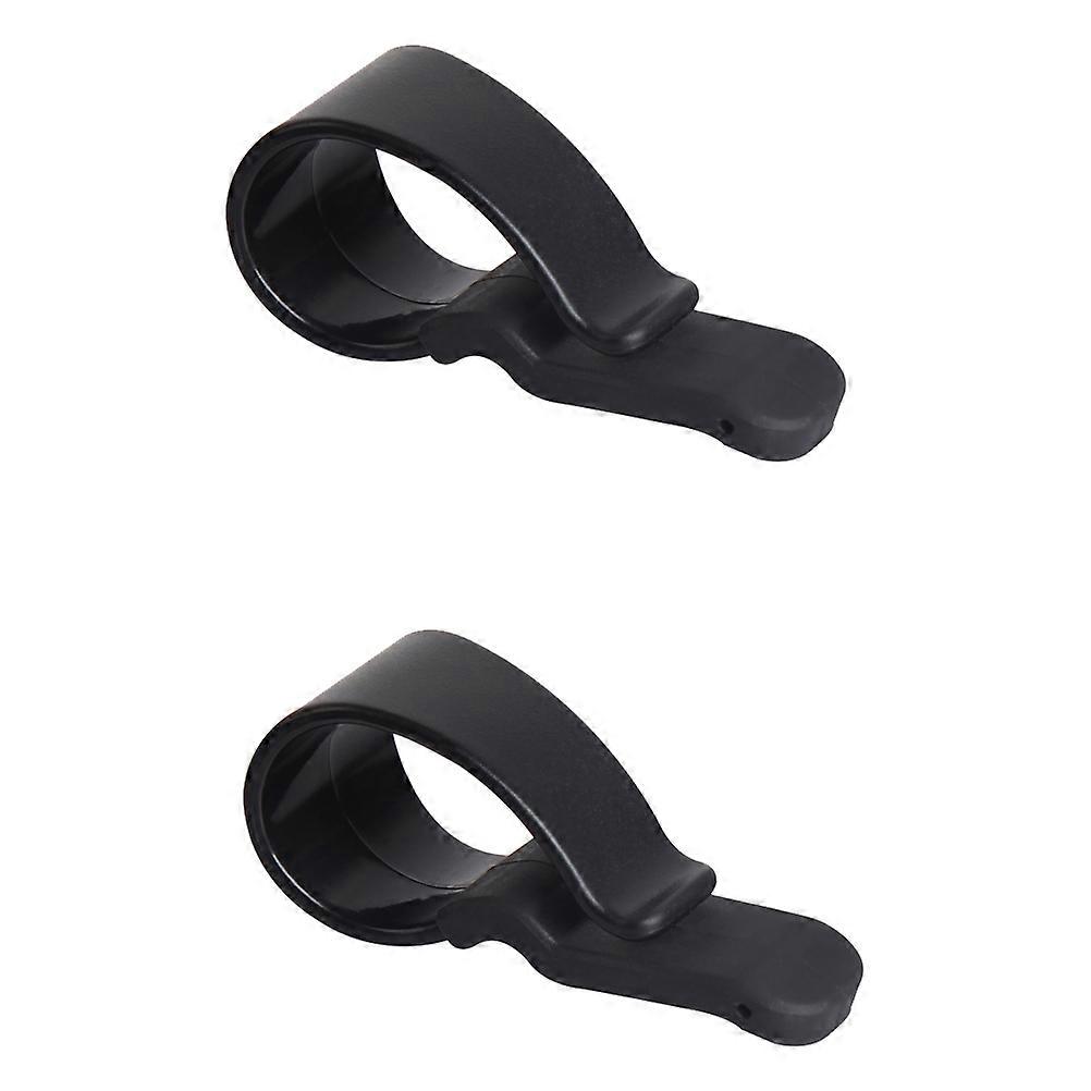 Auto Sun Visor Glasses Holder Rectangular Clip Car Accessories PC Material Sun Visor Attachment 2Pcs