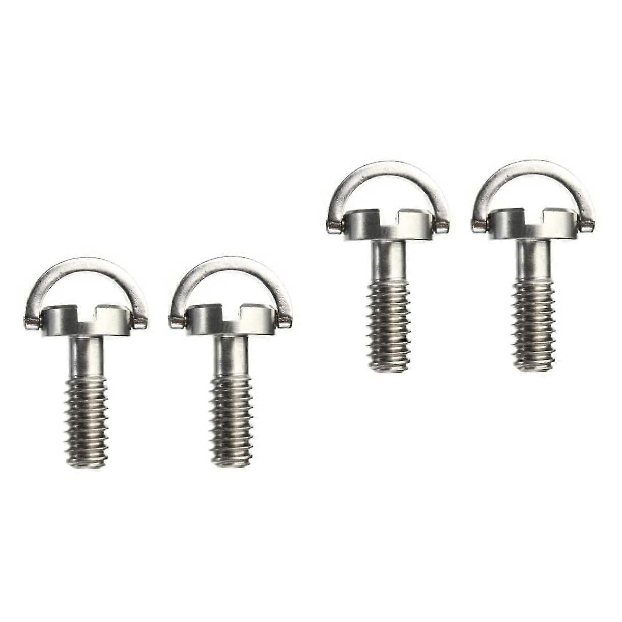 Pack of 4 Camera D-Ring Screw Shoe Mount Adapter Kit with Tripod Parts and Overhead Phone Holder Conversion Arm