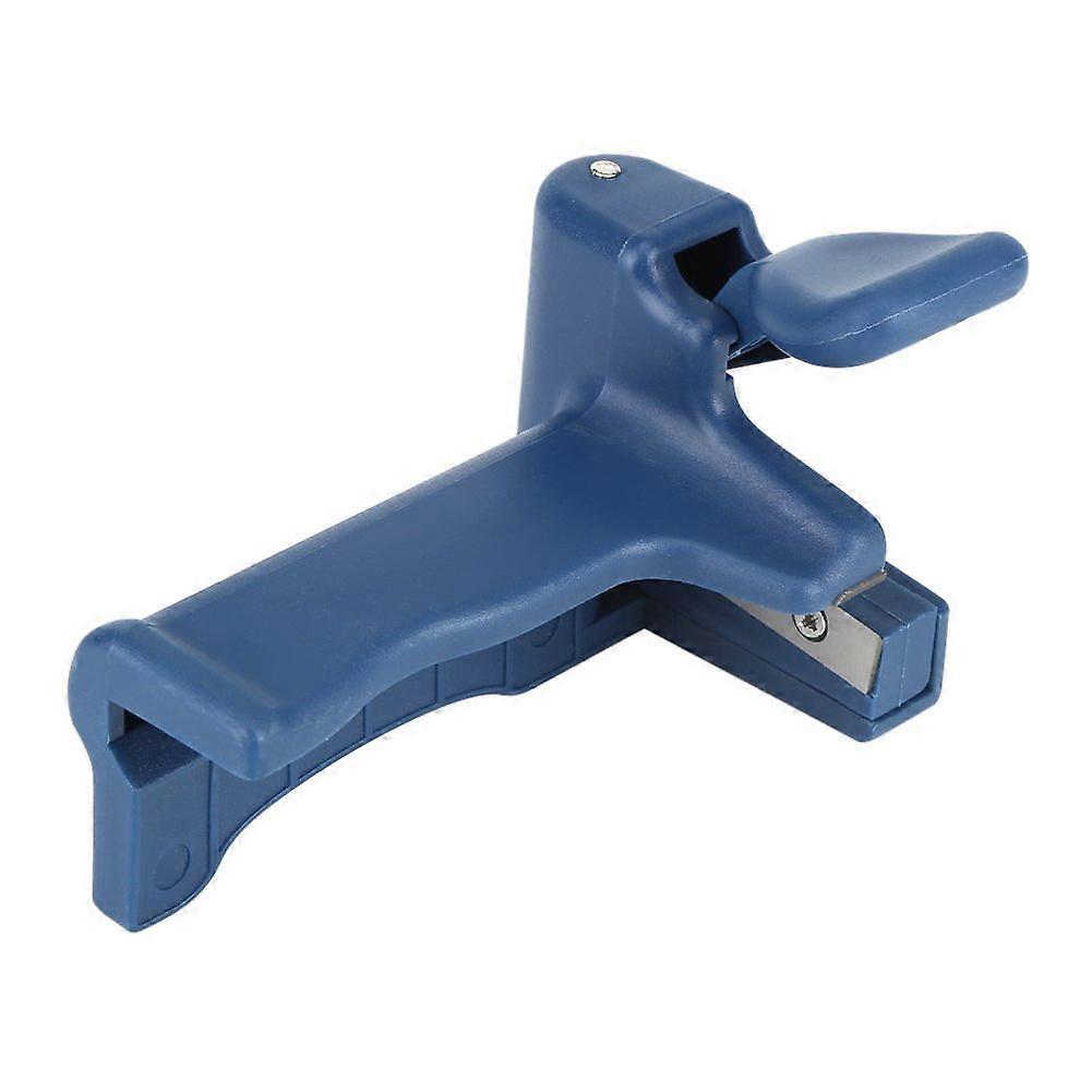 Kant edge trimmer, cut, shearing effect, leaves trimmed edges, handle trimming tool or woodworking, with edge banding machine