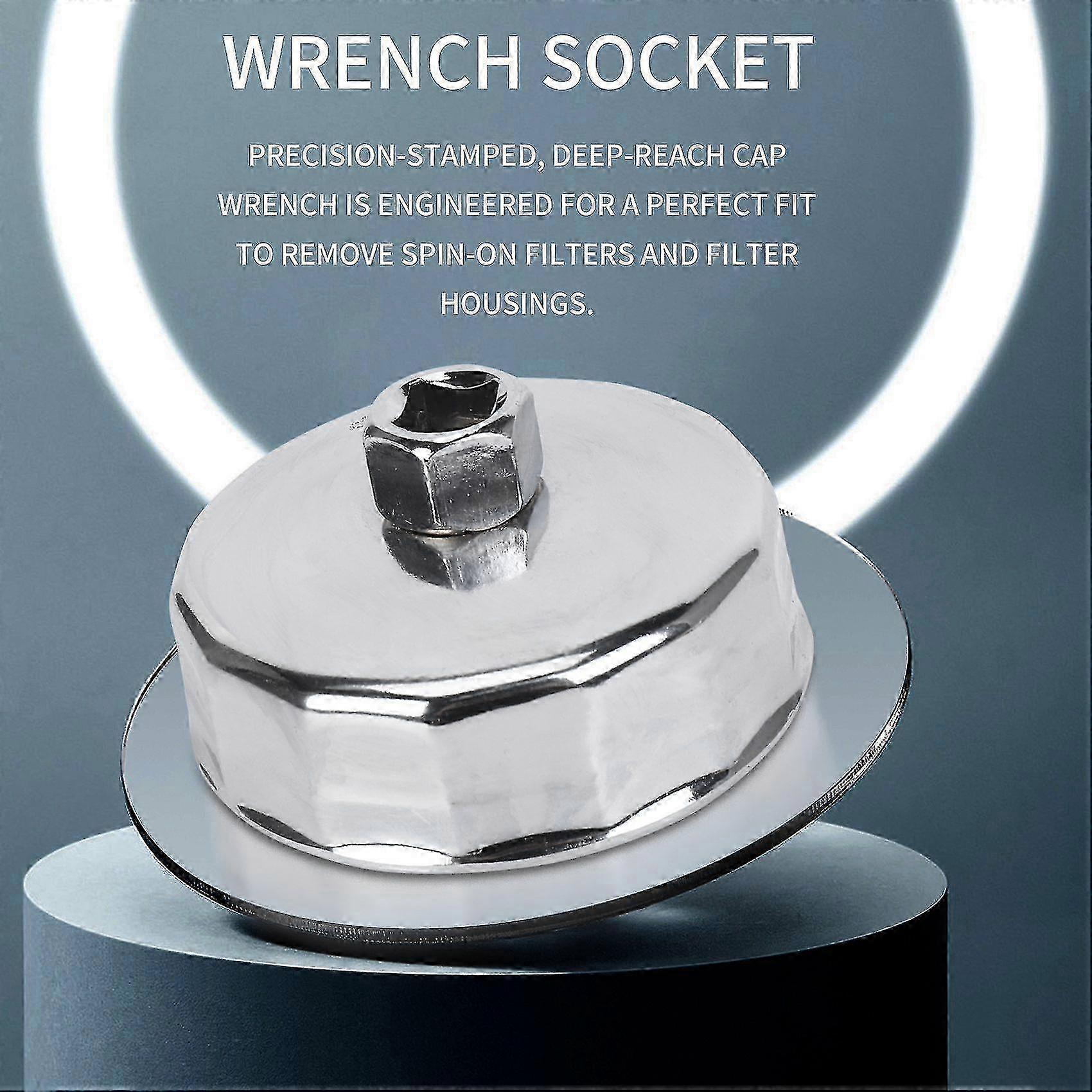 84mm 14 Oil Filter Cap Wrench Socket Cup Tool for Vehicle