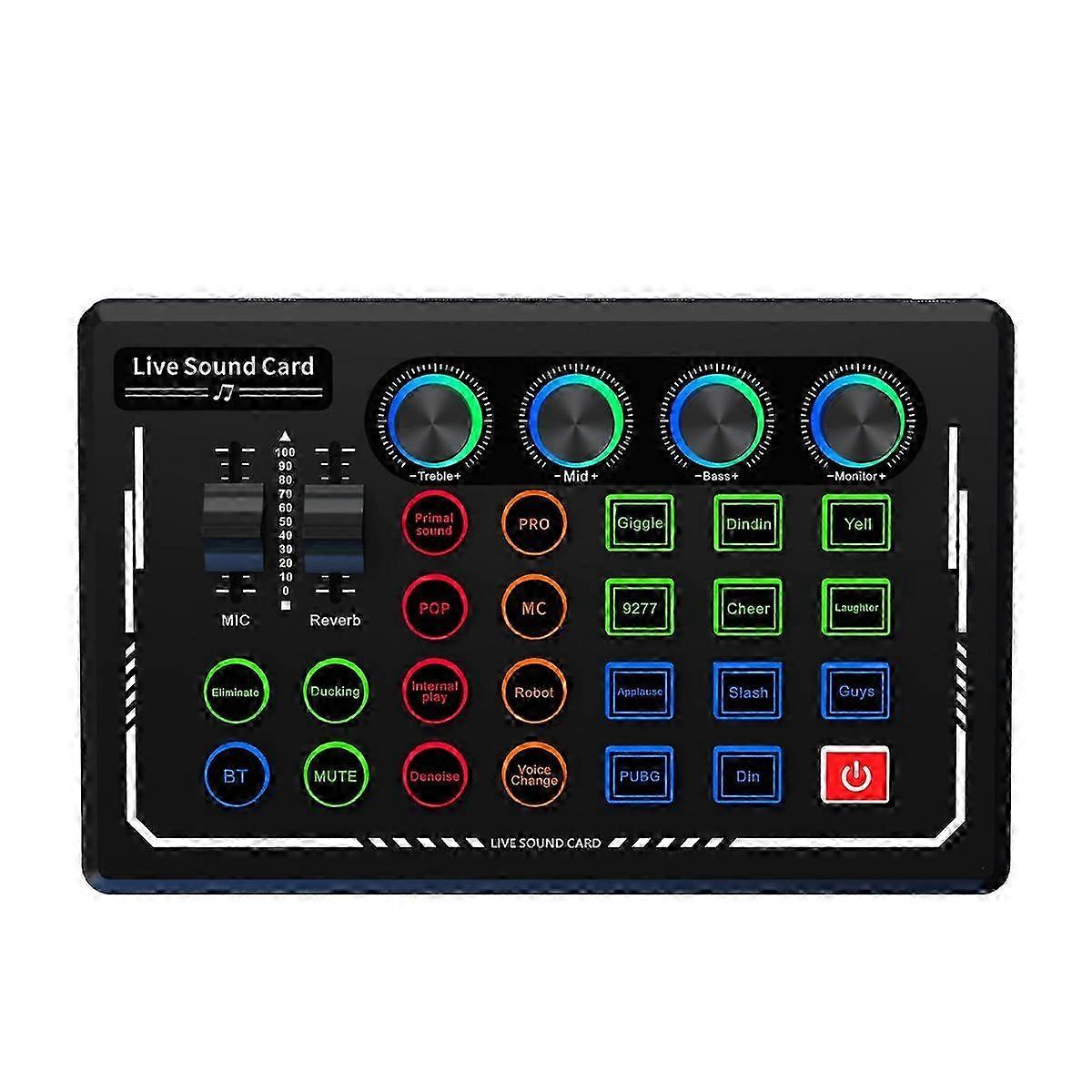 USB External Sound Card for Mobile Phones & Computers - Compact Black Audio Adapter for Enhanced Sound Quality