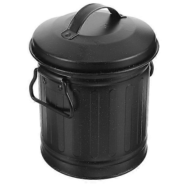 Bucket-shaped Trash Can Practical Wastebasket Garbage Container